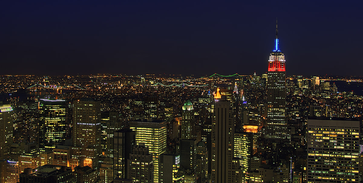 USA NYC View From Rockefeller Centre